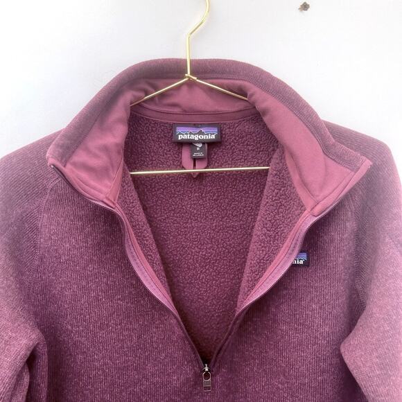 Patagonia Purple Quarter-Zip Fleece woman's Pullover sweater jacket - Picture 6 of 10